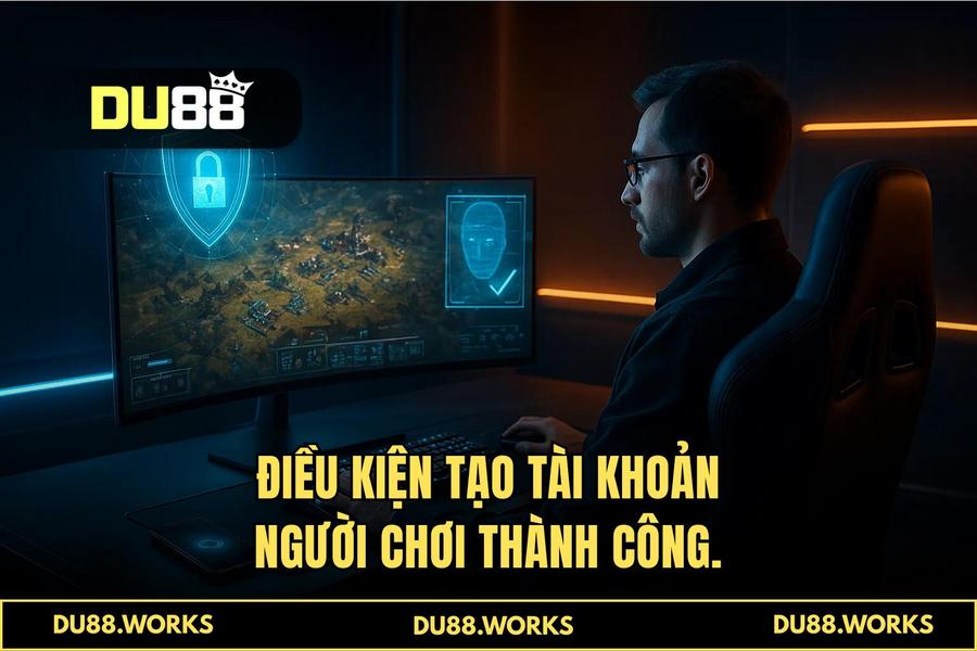 Những điều kiện cần thiết để thực hiện tạo tài khoản người chơi thành công